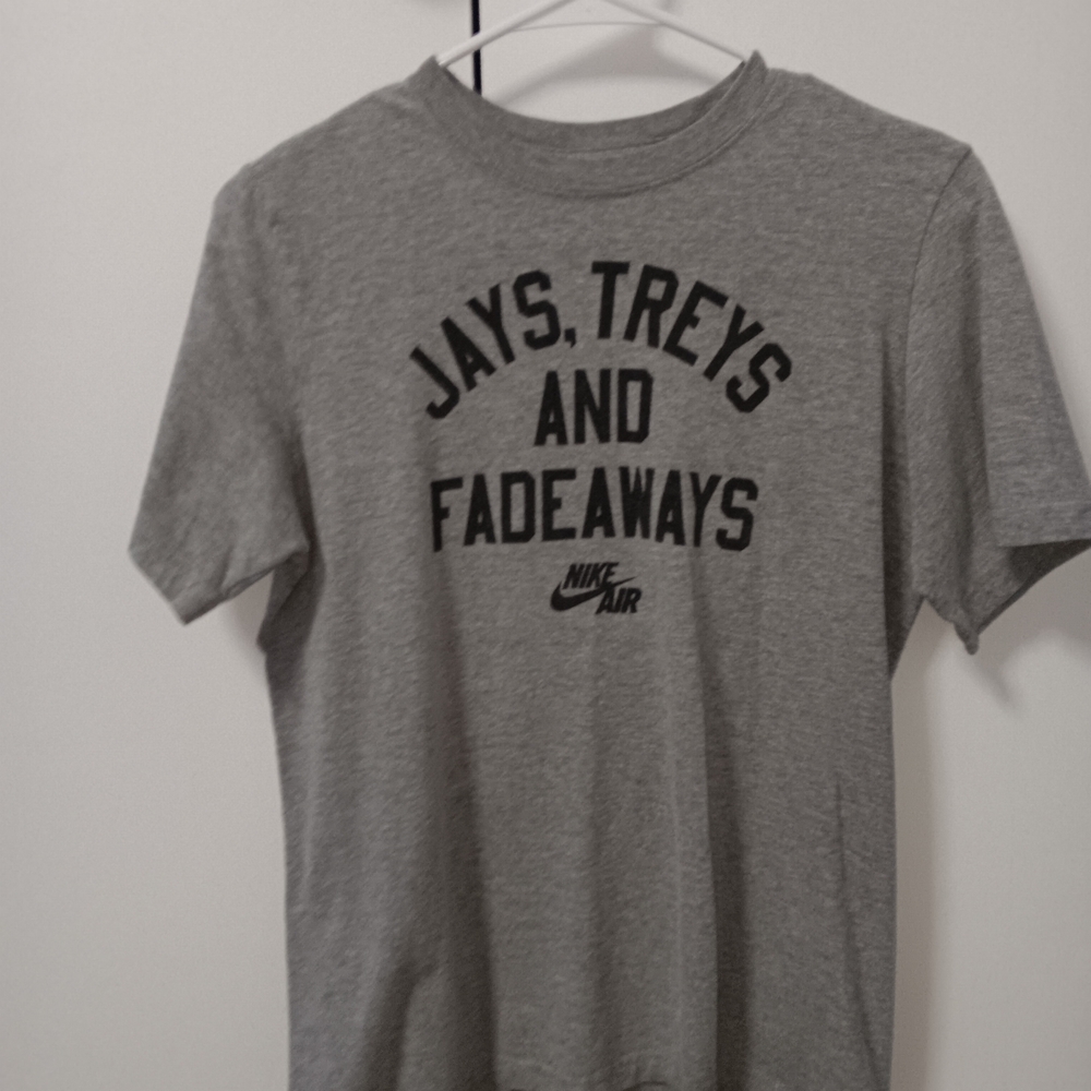 Nike Air Gray Tee with Black Print